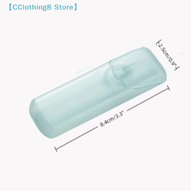 Tragbare Mini-Aufbewahrungsbox von AliS8 in Transparent für Zahnstocher und Wattestäbchen - Bild 2