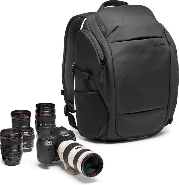 Manfrotto Advanced Reiserucksack M III für spiegellose SLR-Kameras, schwarz, 19,2 l, inklusive Regenschutz - Bild 1