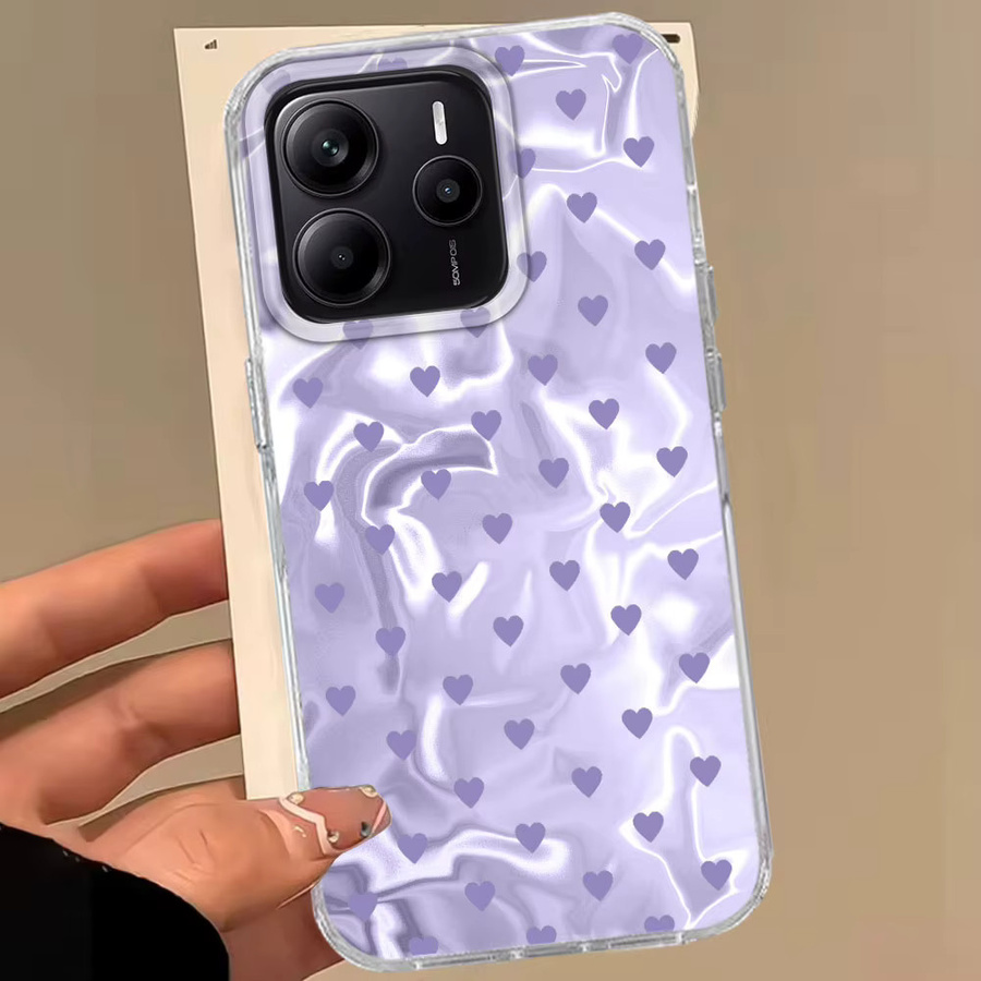 Luxuriöse Handyhülle mit buntem Herz-Design für Xiaomi Redmi Note und diverse Modelle, Multicolor - Bild 2