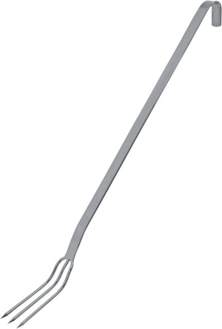 Schneider Fleischgabel aus Edelstahl in Silber, Länge: 56 cm, Breite: 12,5 cm, Höhe: 0,3 cm - Bild 1