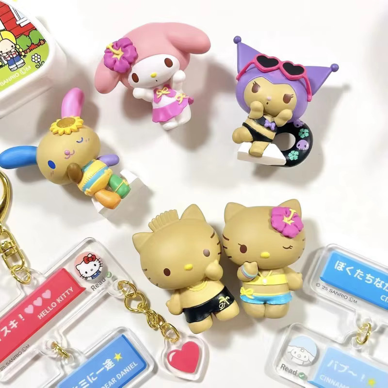 Sanrio Sommer-Strandurlaub-Serie, Anime-Figur, Blind Box Spielzeuge - Bild 2