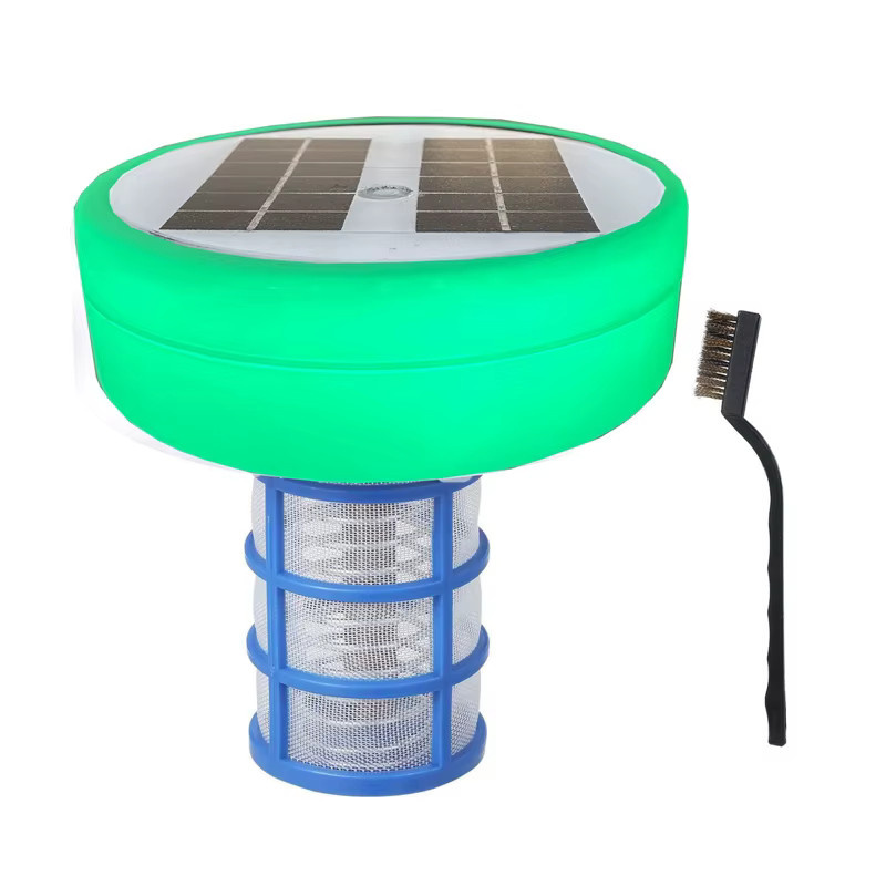 Dreamburgh Solar Pool Ionizer Kupfer-Silber-Ionen Schwimmbad Luftreiniger zur Algenbekämpfung und Chlorreduzierung für Outdoor-Pools in Silber - Bild 2