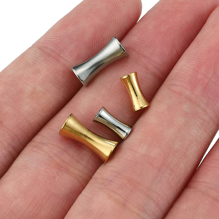 Spacer Perlen Edelstahl, Unisex - Bild 2
