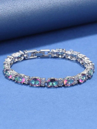 anny&Della Armband, Kupfer, Bunt, Zirkonia, Damen