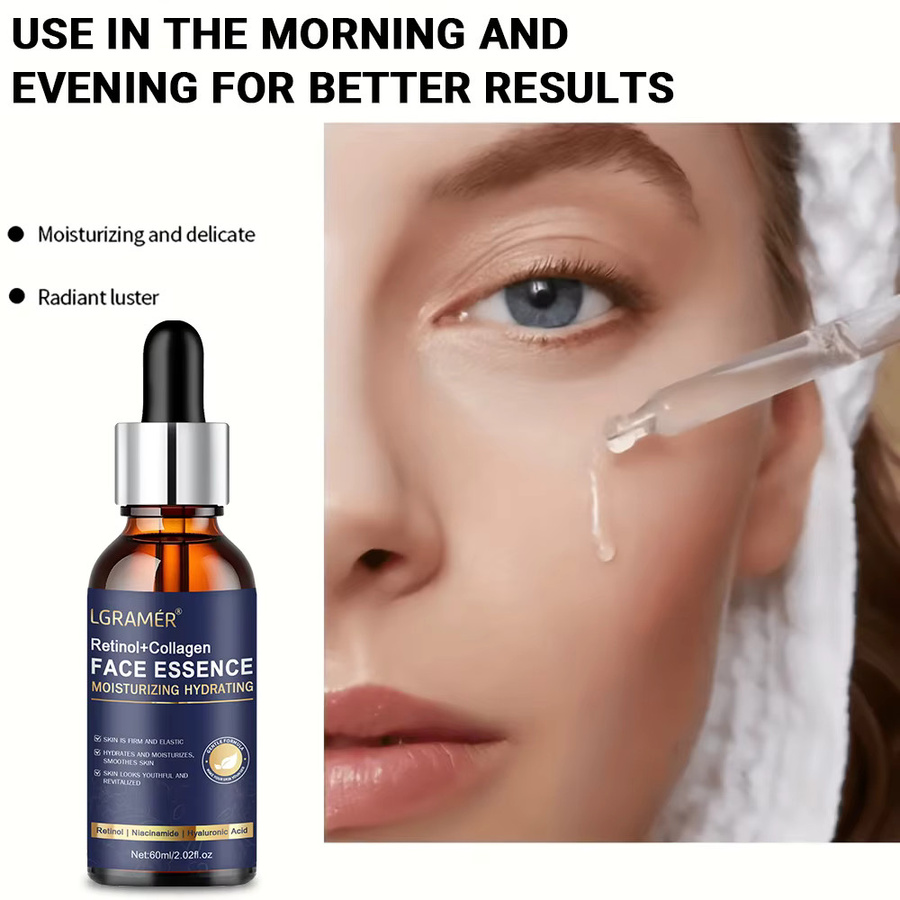 eelhoe Retinol Kollagen Hyaluronsäure Gesichtscreme, Reife Haut, Unisex - Bild 3