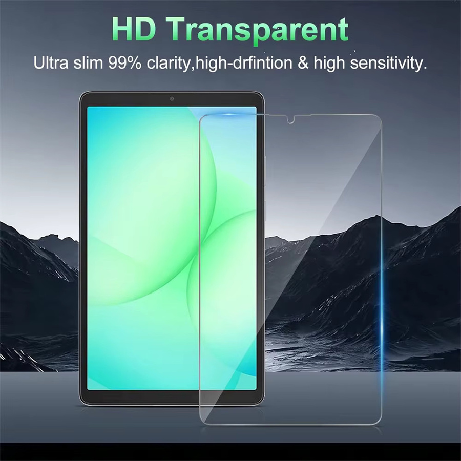 2 Stück Samsung Galaxy Tab A9 A11 8,7 Zoll Displayschutzfolie aus 9H gehärtetem Glas, transparent - Bild 4
