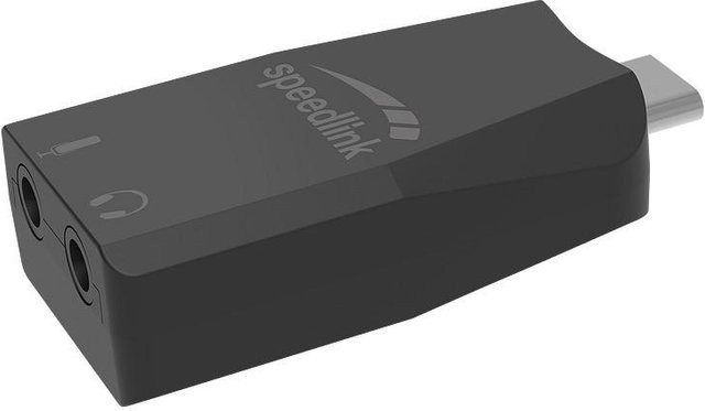 Speedlink VIGO USB-C Soundkarte, schwarz - Bild 1