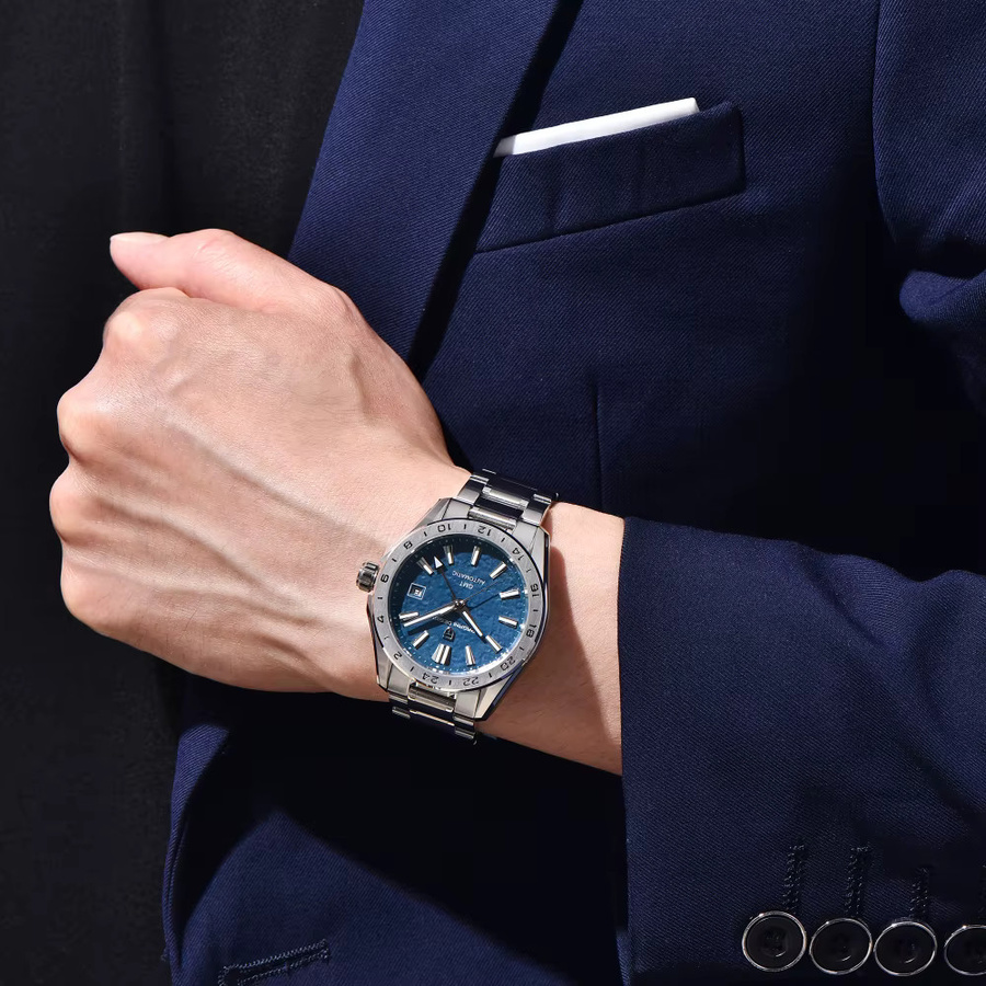 PAGANI DESIGN Armbanduhr GMT, Automatik, Edelstahl, 39 mm, Herren - Bild 5
