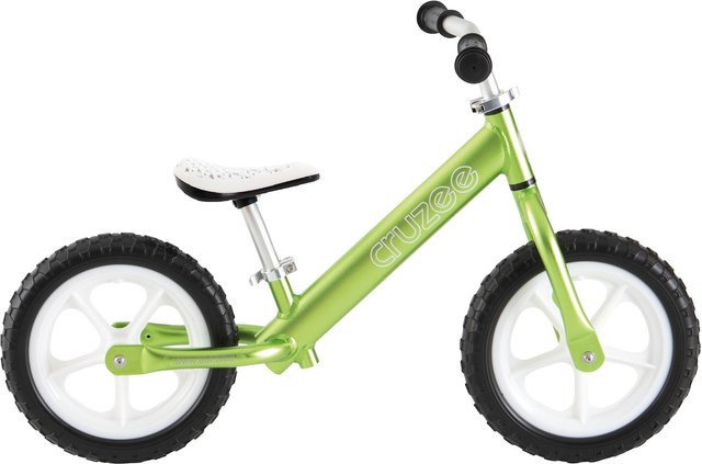 Lernlaufrad Cruzee Spezial Balance Bike aus Aluminium, grün - Bild 1