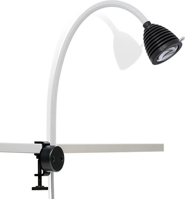 Less-n-more Athene Essentials LED-Klemmleuchte in Schwarz oder Weiß mit warmweißem Licht (2700K) - Bild 1