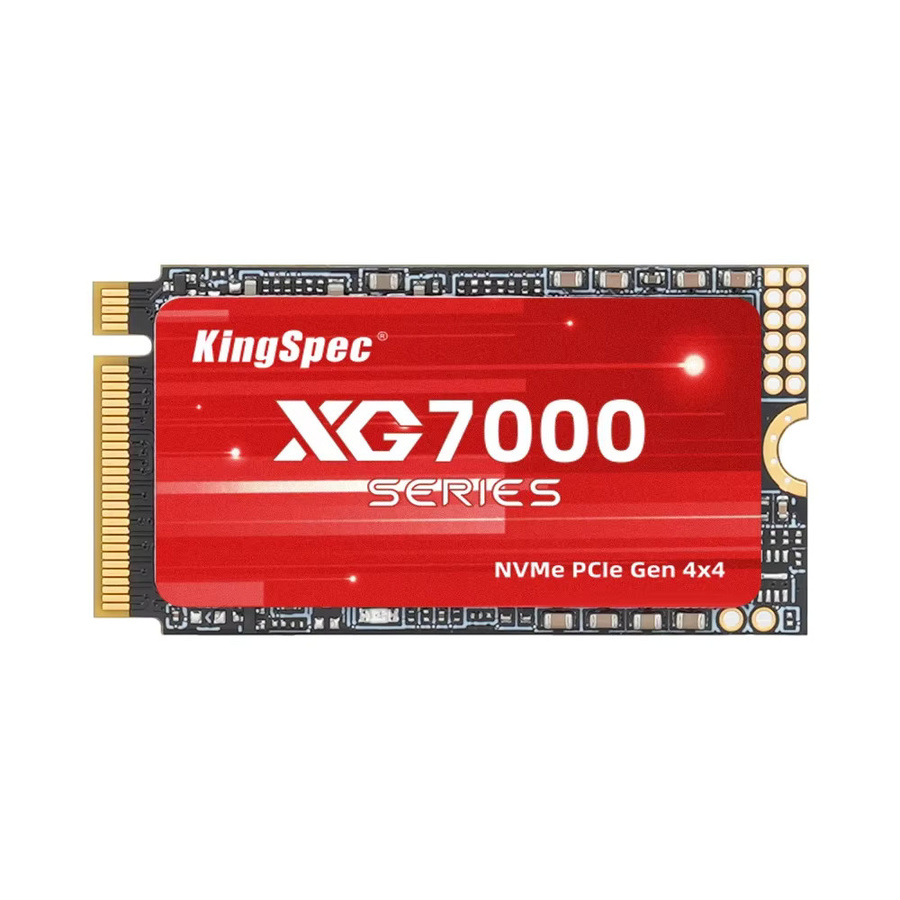 KingSpec NVMe PCIe 4.0x4 M.2 2242 Interne SSD Hochleistungs-Solid-State-Drive in Rot - Bild 3