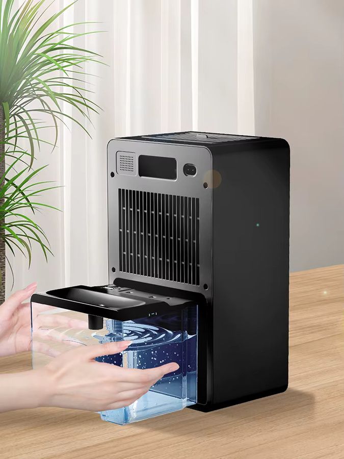 Loefme B631 Luftentfeuchter Schwarz mit 850 ml/Tag Entfeuchtungsleistung, Lichttrocknungsmodus, Abtaufunktion und Schlafmodus - Bild 7