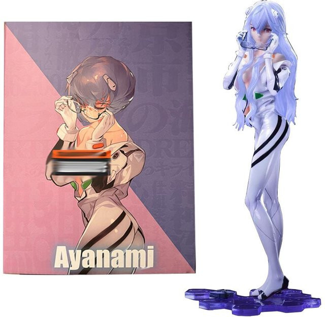 MIFEN Evangelion Ayanami Rei Figur, Actionfigur, 22cm, grau, ab 18 Jahre - Bild 1