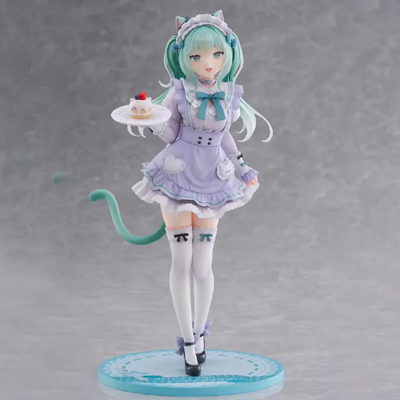 Bandai Hatsune Miku Nachoneko Actionfigur aus Kunststoff in Lila, 19 cm Höhe - Bild 3