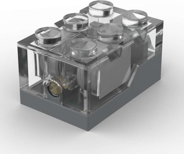 SixBricks Leuchtende Bausteine Set Transparent Weiß aus Kunststoff - Bild 1