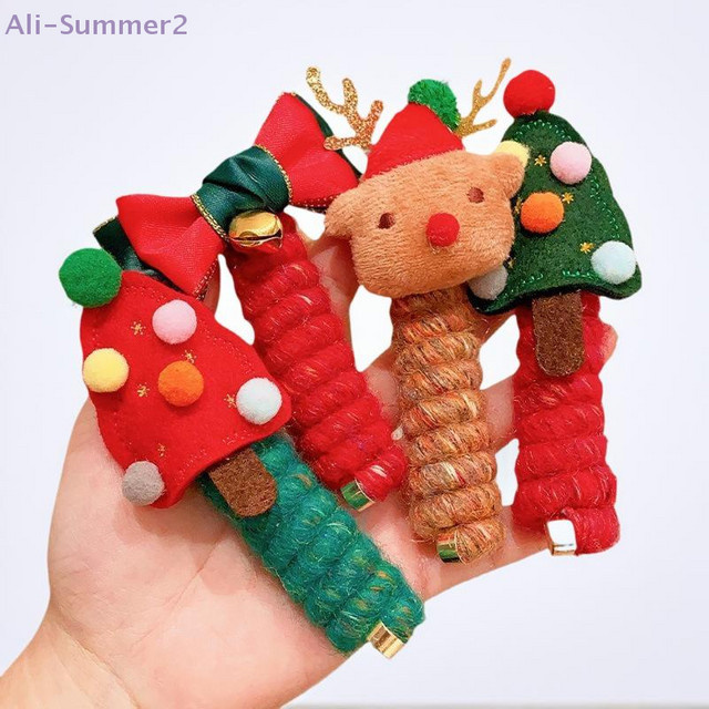 Haargummis Schneeflocke, Weihnachtshandschuh, Zuckerstangen-Anhänger, Damen - Bild 1