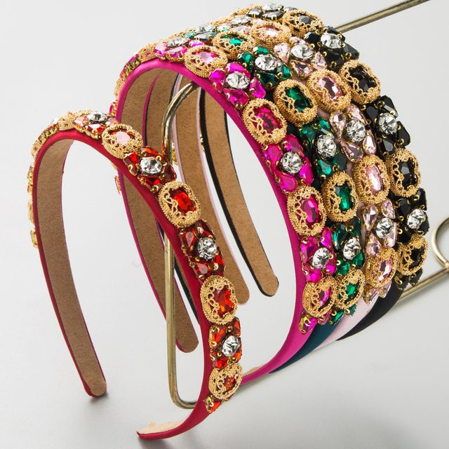 Haarband Retro-Stil, Glas, Damen - Bild 1