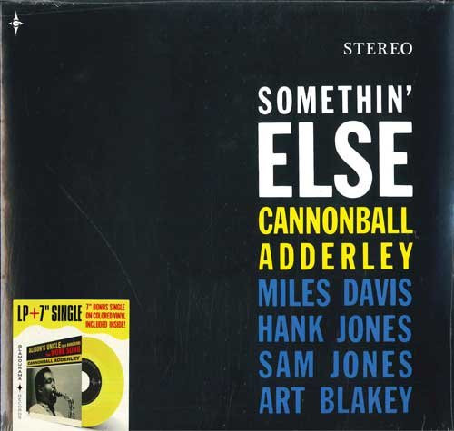 Cannonball Adderley - Somethin' Else LP Vinyl Jazz, farbig (yellow/multicolour), Glamourama Records Reissue 2022 - Bild 1