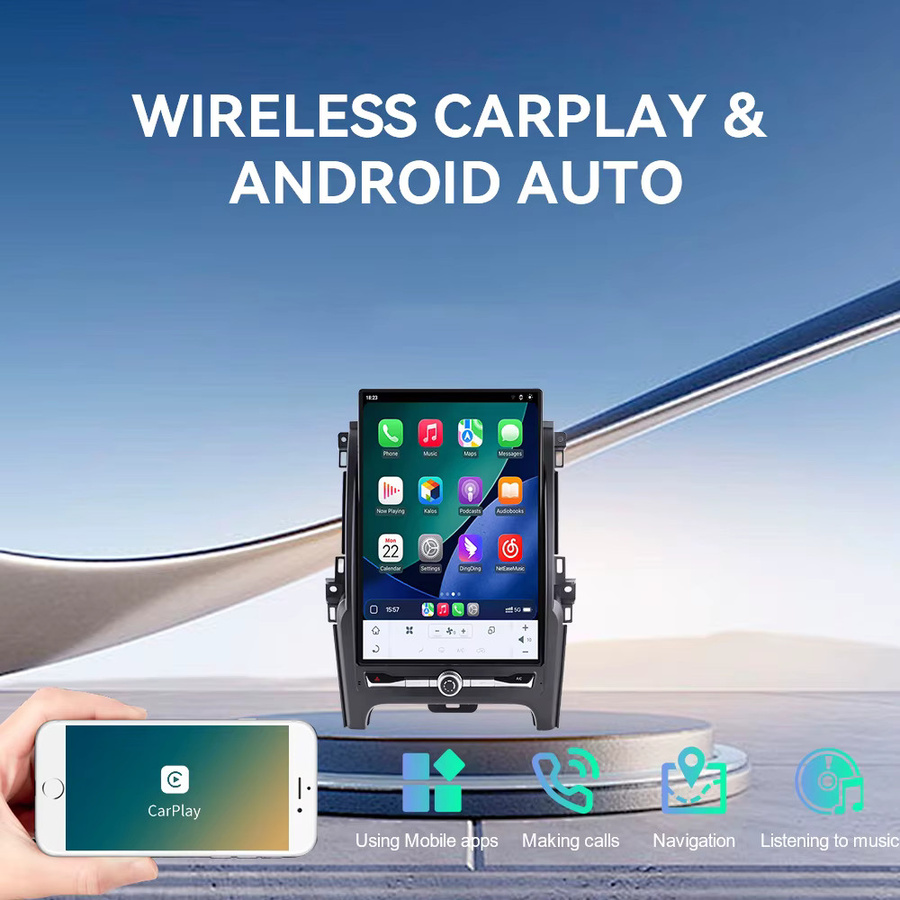 MOOKAKA Android 15.0 Autoradio mit 14,5 Zoll Tesla-Bildschirm für Ford Ranger Everest 2016 - 2021, GPS-Navigation und Multimedia-Player, Schwarz - Bild 3