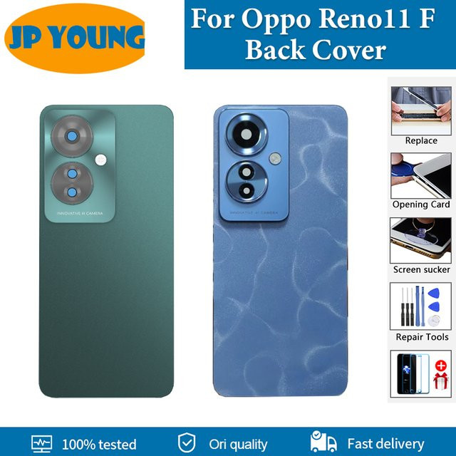 Oppo Ersatzgehäuse für Reno11 F CPH2603 und F25 Pro Rückseite aus Glas in Rot - Bild 1