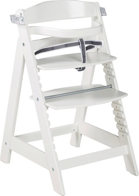 Roba Treppenhochstuhl Sit up Click & Fun mit Essbrett, Weiss, B/H/T: 50 x 80 x 54 cm - Bild 1