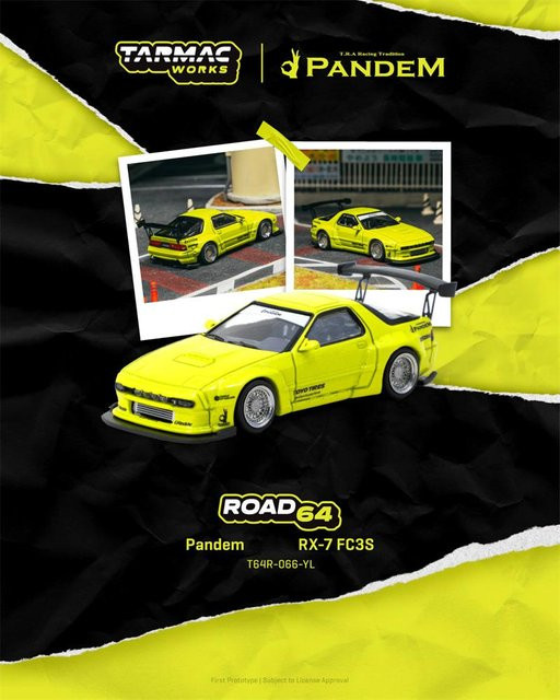 Tarmac Works Diecast Modellauto, 1:64, Gelb - Bild 1
