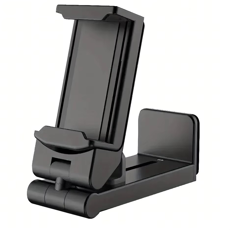XIKCU Universeller faltbarer Handyhalter in Schwarz, 360-Grad drehbar, passend für Smartphones von 4,7 bis 6,9 Zoll, für Flugreisen, Auto und Desktop - Bild 5
