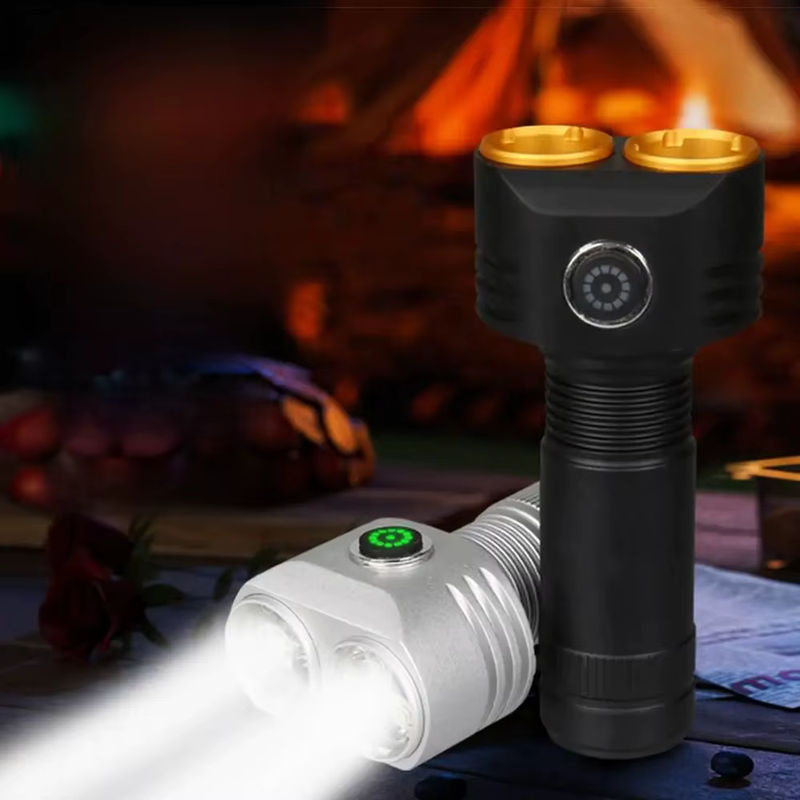 Heinast Wiederaufladbare 6-LED-Taschenlampe aus Aluminiumlegierung mit Magnet und 4 Modi als Arbeitsleuchte - Bild 7