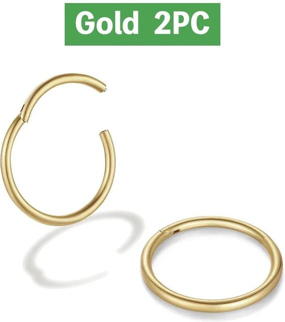 Mariasz Nasenring Edelstahl, Gold, Unisex - Bild 1