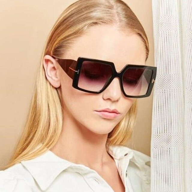 Dote Sonnenbrille, square, Schwarz, Kunststoff, Vollrand, Damen - Bild 1