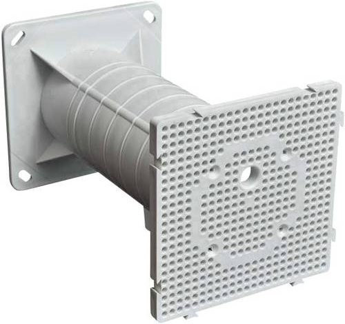 KOPOS MDZ KB Isolier-Montageplatte in Grau, B/H/T: 11,9 x 11,9 x 20,4 cm - Bild 1