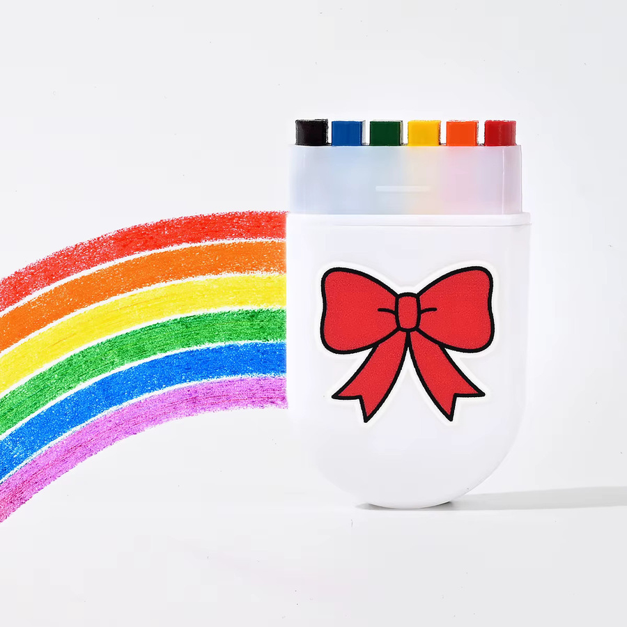 2-teiliges Regenbogen-Buntstift-Farbset mit Ölpastell-Zubehör in Multicolour - Bild 2