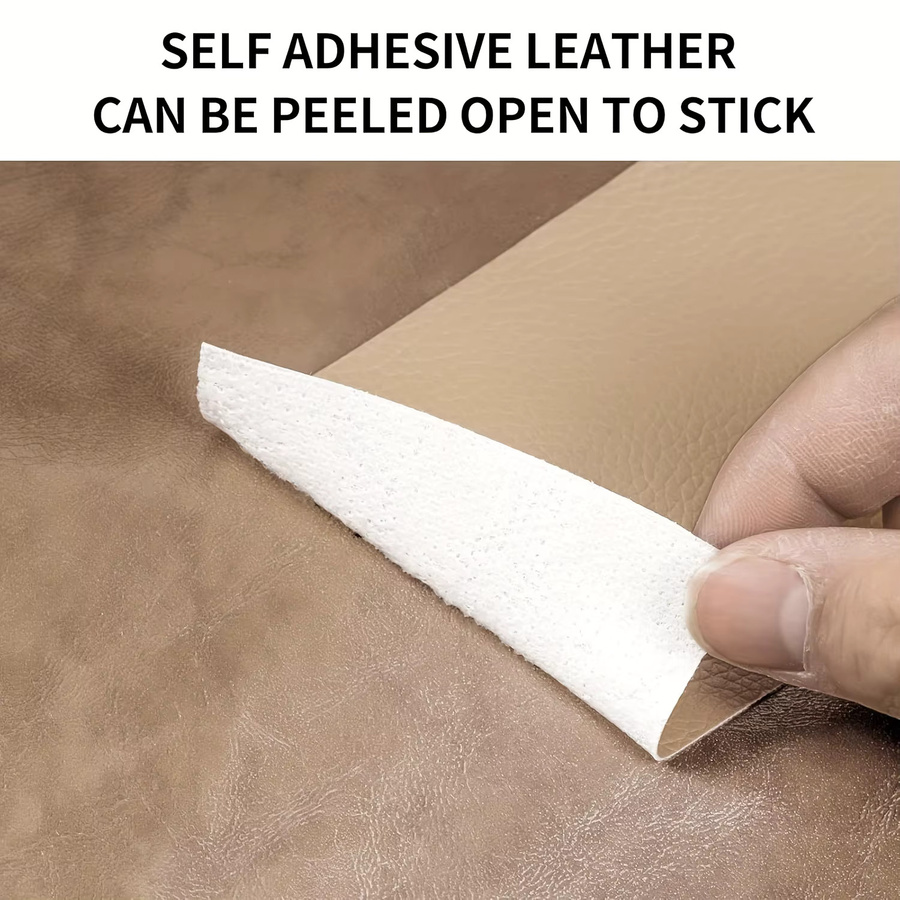Selbstklebendes Leder-Reparaturband in Mehrfarbig und Weiß für Möbel, Sofas und Autositze, Breite: 7,87 cm, Länge: 152,4 cm - Bild 4