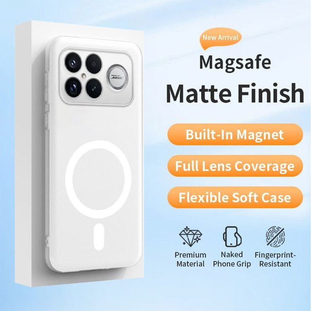 Transparente TPU-Silikonhülle mit MagSafe für Xiaomi Poco F8 F7 Ultra F6 F5 M8 X6 X7 X8 Pro Max - Bild 1