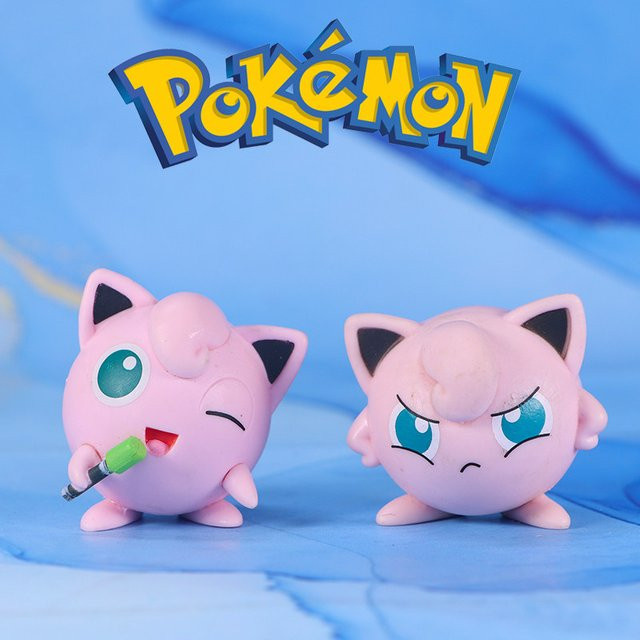 WCT Pokémon Singende Wütende Jigglypuff Figur, Modell Statue, Einzelfigur - Bild 1