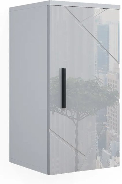 Vicco Hängeschrank Irma Badschrank Weiß Hochglanz modern B: 30 cm, H: 59 cm - Bild 2