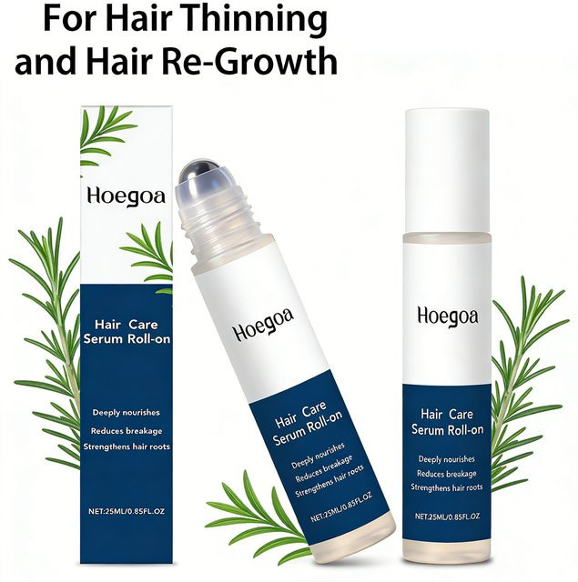 HOEGOA Rosmarin Haarwuchs-Serum Roll-On, Unisex - Bild 1