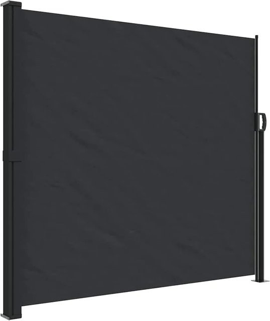 Furnicato Seitenmarkise ausziehbar Schwarz B/H: 500 x 180 cm - Bild 1