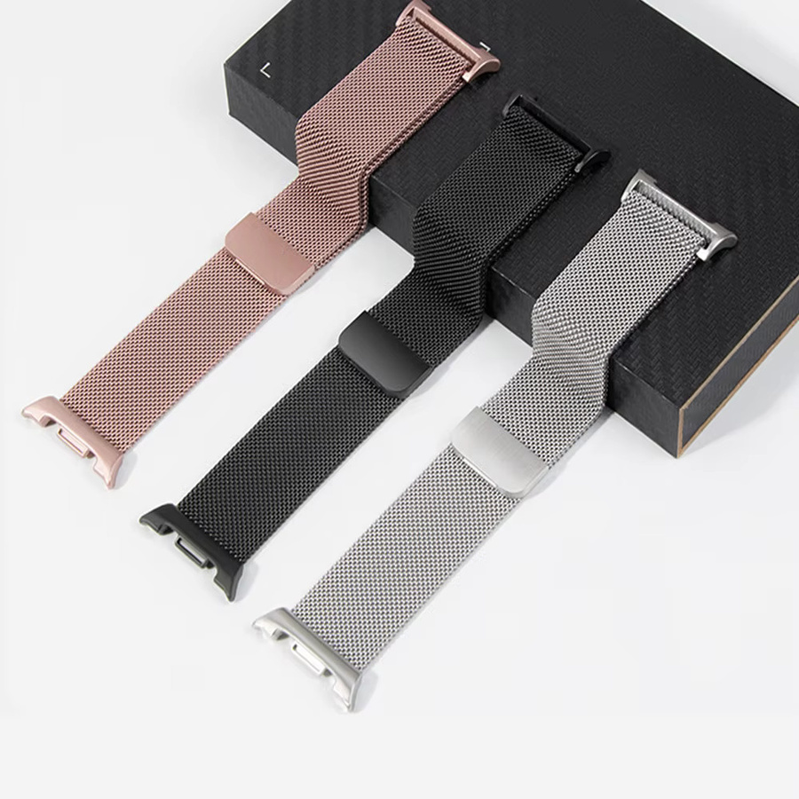 SNQP Uhrenarmband Edelstahl, Silber, Milanese Loop für Samsung Galaxy Watch - Bild 2