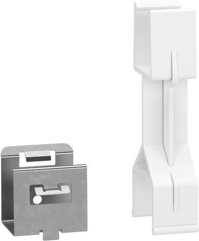 Schneider Electric KBA40ZFG2 KBA Kabelrinnenträger für 25mm Kabelrinne, Farbe: Weiß, 10 Stück - Bild 1