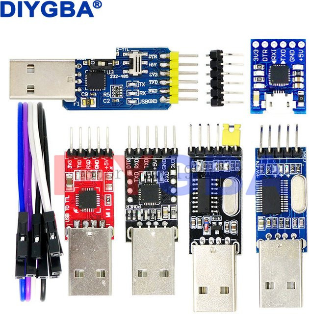 DNIGEF CP2102 Micro USB 2.0 zu UART TTL 5PIN Serieller Konverter für Arduino - Bild 1