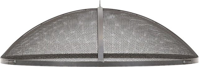 FARMCOOK Funkenschutz Funkenhaube aus Stahl unlackiert in Silber Durchmesser: 59 cm - Bild 1