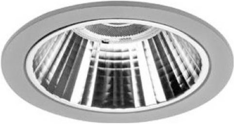 Brumberg LED-Einbauleuchte rund in Silber und Weiß mit kühlem Weißlicht - Bild 1