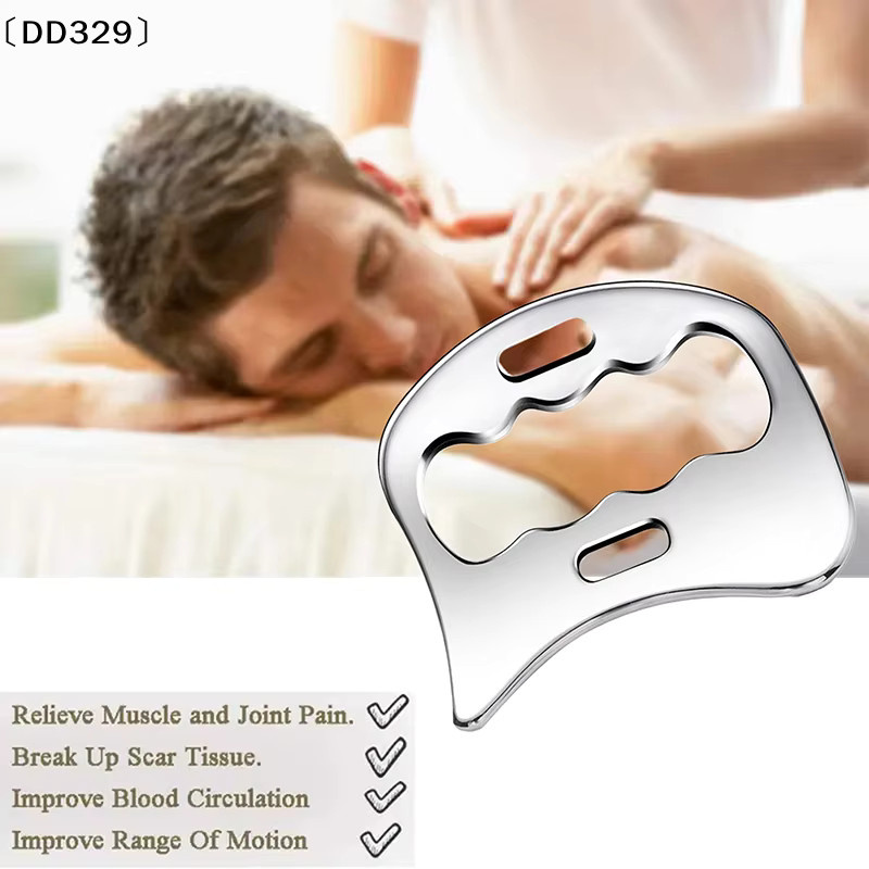 JETTING Gua-Sha-Stab aus Edelstahl, Massagegerät für den Körper, Unisex - Bild 2