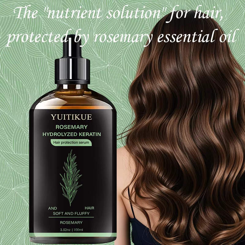 YUITIKUE Haarserum Rosmarin & Keratin, 100 ml, Unisex - Bild 4