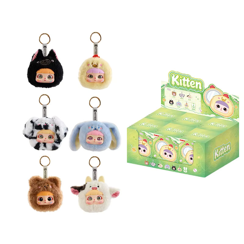 52TOYS Kätzchen-Schminkspiegel-Serie, Blindbox, Schlüsselanhänger - Bild 6