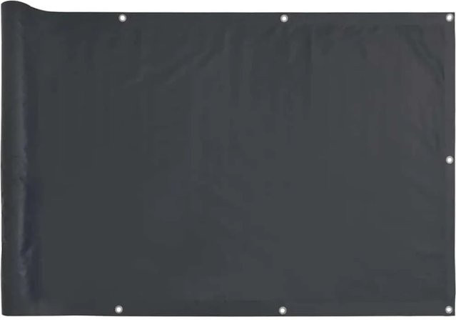 vidaXL Balkon-Sichtschutz aus PVC in Anthrazit, B/H: 300 x 120 cm - Bild 1