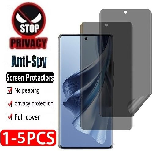 Privatsphäre Hydrogel Film Anti Spy Displayschutz für Realme V70S V70 15T 14 Narzo 80 Lite 4G P4 P3X P3 15 14T C73 C75 5G transparent - Bild 1