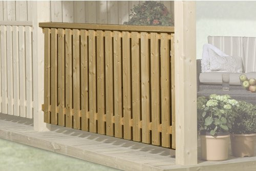 WEKA Brüstungsgeländer aus Holz in Beige und Natur - Bild 1