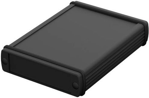 Bopla Alubos ABPH Profil-Gehäuse aus Aluminium in Schwarz B/H/T: 100 x 82 x 22 mm - Bild 1